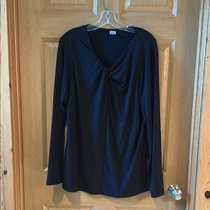 Jockey Black Tunic with Long Sleeves and Relaxed Fit